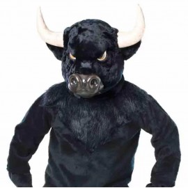 Location Mascotte vachette noire - Ferdinand le taureau - Toro Ferdinand - Costume de taureau noir Lyon
