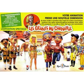 Exposition de grandes marionnette de carnaval - Décoration avec marionnettes géantes