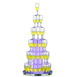 mise-en-lumière-pyramide-a-champagne-Led-decoration-fontaine-a-champagne-eclairage-cascade-champagne-lyon