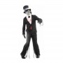 location déguisement marié mort vivant lyon - Costume noir et blanc ensanglanté avec chapeau haut de forme noir