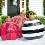 Location boule-de-noël-géantes lyon - Christmas noël décoration - Boules gonflables