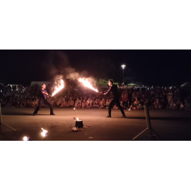 Les gardiens des flammes - Spectacle de feu et lumières