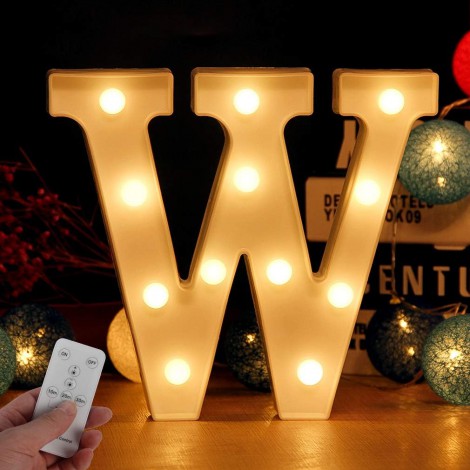 Location Lettre Lumineuse format 18 x 22,5 x 4,5 cm. Lettre LED décorative 