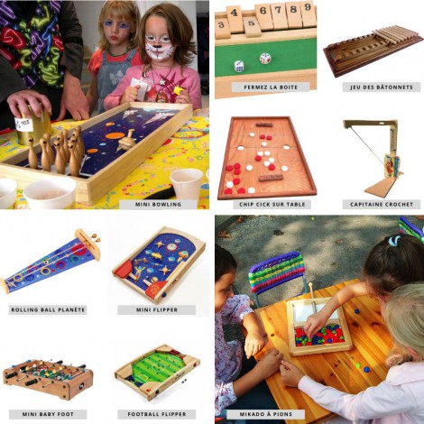 Atelier jeux en bois pour enfants à Lyon