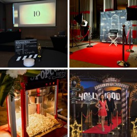 Organisation de soirée sur le thème du cinéma pour événement d'entreprise et Team building à Lyon
