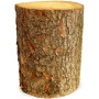 location-tabouret-assise-table-basse-bois-geant-avec-ecorce-decoration-nature-montagne-noel-lyon