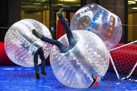 Bumper Ball Enfant Verte - Bubble Foot - Jeu gonflable à sensation - Air et  Volume