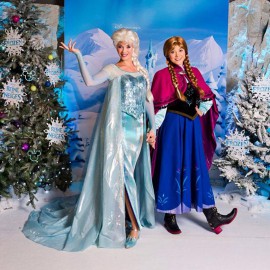 Elsa et Anna Reine des neige à Lyon - Animation Reines des Neiges