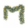 location-guirlande-citrons-jaunes-blanches-guirlandes-fleurs-artificiels-decoration-florale-mariage-lyon-guirlande-faux-branchag