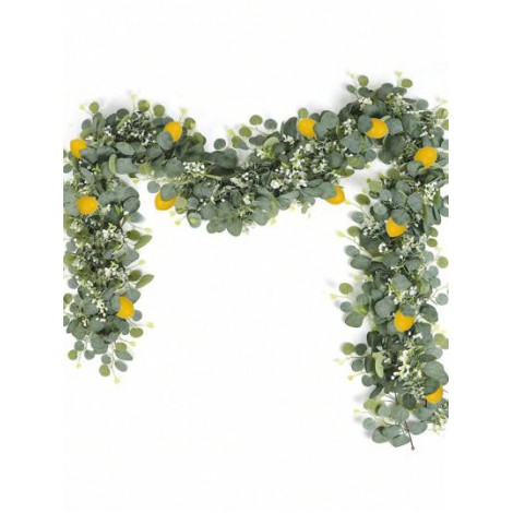 location-guirlande-citrons-jaunes-blanches-guirlandes-fleurs-artificiels-decoration-florale-mariage-lyon-guirlande-faux-branchag
