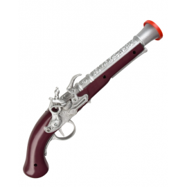 Pistolet pirate en plastique marron