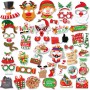 location, Pièces Accessoires Photobooth Noël - Cadre, Props, Père Noël, Renne, Bonhomme de Neige, Lunettes - Pour Décoration Lyo
