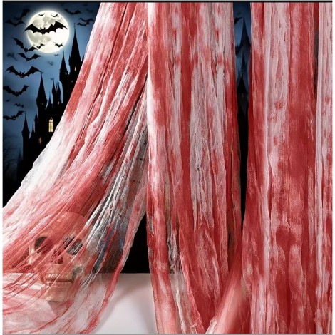 Draps blancs tachées de sangs