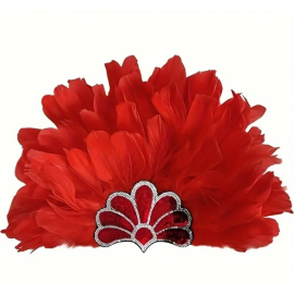 Bandeau Vintage avec Plumes