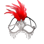 Masque Venitien strass et plumes