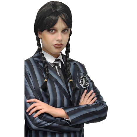 Joy Jaoucci - animation-photo-halloween-avec sosie Mercredi Addams - Animation Halloween Lyon originale