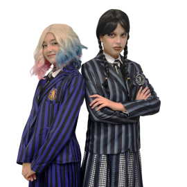 Joy Jaoucci - animation-photo-halloween-avec sosie Mercredi Addams - Animation Halloween Lyon originale