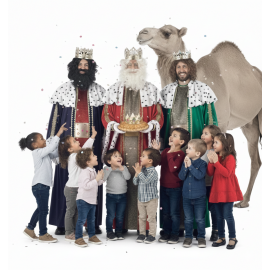 Spectacle les Rois Mages - Animation de rue sur thème Rois mages avec Melchior, Baltazar, Gaspard