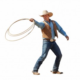 Lanceur-de lasso-spectacle-avec-lassos-animation-western-country-cow-boy - Jongleur avec lasso-artiste-jonglerie-avec-lasso,