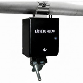 Réalisation lâcher de rideau - Tombée de tissus - Location Kabuki Lyon