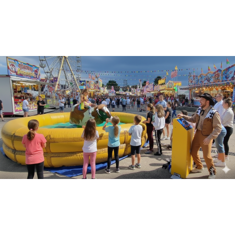 Animation taureau mécanique - Rodéo mécanique Lyon