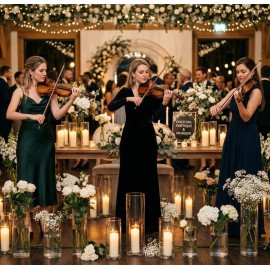 location vase en verre transparent 30 cm à lyon