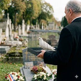 Lâcher de colombes pour décès Lyon - Obsèques - Enterrement Lyon