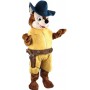 Mascotte écureuil - Location peluche géante Lyon - Costume écureuil - Western et Cow boy style