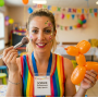 Animateur déguisé en clown pour anniversaire d'enfants à Lyon
