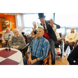 Spectacle pour Ehpad à Lyon avec des Oiseaux - Animation originale pour ACPPA - Maison de retraite