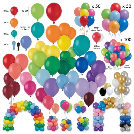 Réalisation de décoration de ballons sur Lyon - Ballons 12 à 13 cm