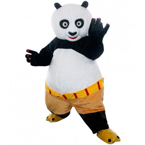 Mascotte Kung Fu Panda - Animation Kung Fu Panda - Déguisement peluche Kung Fu Panda