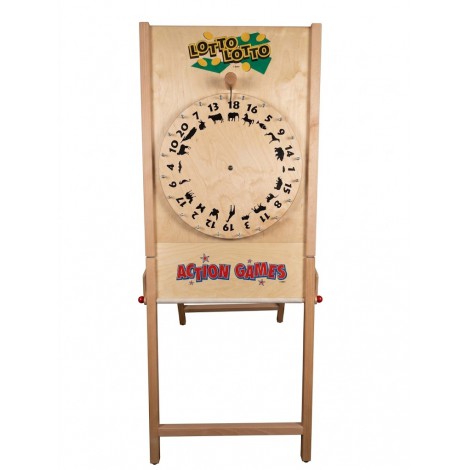 Location roue de loterie en bois Lyon - Roue de la fortune - Jeu de hasard - Roue de loto en bois