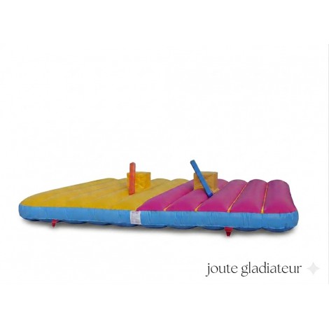 Jeu de joute gladiateur enfants anniversaire Lyon