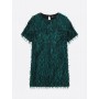 location-Robe-de-soirée-vert-sapin-brillante-paillette-courte-disco-lyon