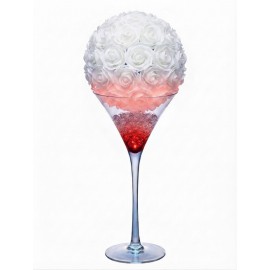 location Vase Martini - Verre Martini Géant 70 cm pour décoration mariage Lyon