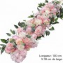 location-rangee-fleurs-artificielles-mariage-lyon-roses-fleurs-blanches-feuillage-vert-table-honneur-maries(1)