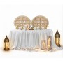 location-juppe-blanche-de-table-nappage-pilsé-contour-table-d'honneur-mariage-decoration-lyon