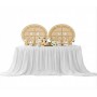 location-juppe-blanche-de-table-nappage-pilsé-contour-table-d'honneur-mariage-decoration-lyon