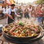 realisation-paella-geante-pres-de-lyon-traiteur