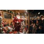 Automate Père Noël - Artiste mime et automate déguisé en Père Noêl