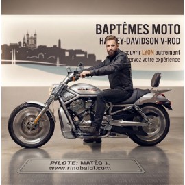 Baptême en Harley-davidson Lyon - Idée cadeau - Baptême en moto