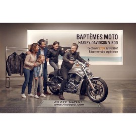 Baptême en Harley-davidson Lyon - Idée cadeau - Baptême en moto