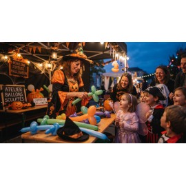 Sculpteur de ballons Halloween — Animation express pour enfants (Lyon & région)