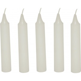 Mini Bougie blanche en cire 6.5 cm à Lyon pour anniversaire