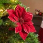 location-poinsettia-de-noel-en-tissu-sur-clip-rouge-pour-decoration-sapin-de-noel-Lyon