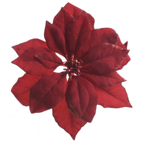 location-poinsettia-de-noel-en-tissu-sur-clip-rouge-pour-decoration-sapin-de-noel-Lyon