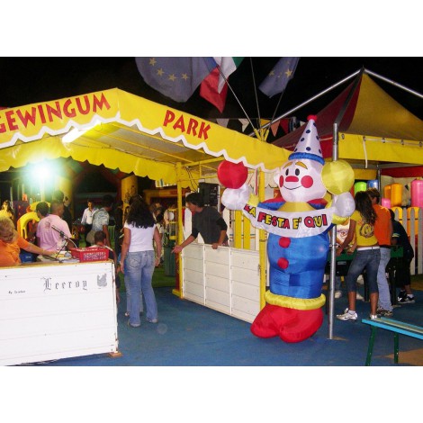location Clown gonflable - Clown d'accueuil - Clown à air gonflé lyon
