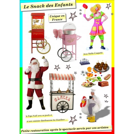 Gouters de Noël Lyon - Service traiteur Hyper décalé - Snack du père Noël