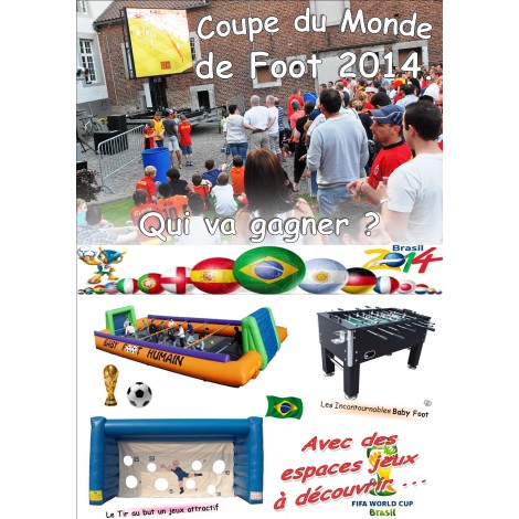 Organisation soirée thème Football - Animations thème coupe du monde Réalisation de soirée à Lyon lors de la coupe du monde de f